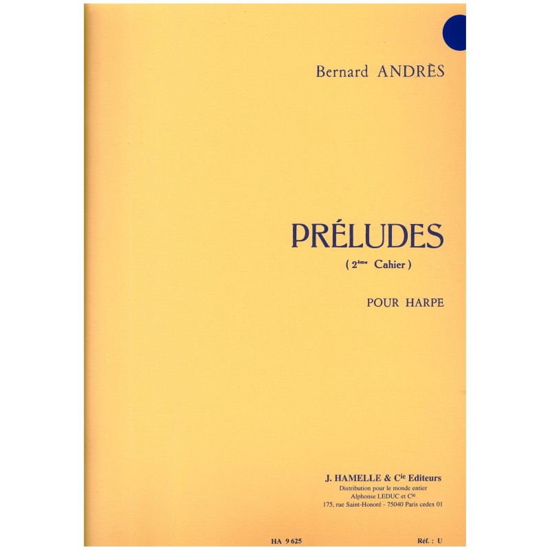 Bernard Andrès, Préludes, 2e cahier