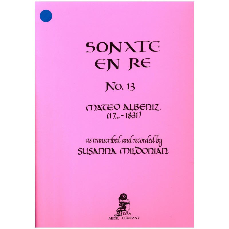 Mateo Albeniz, Sonate en Re, no. 13