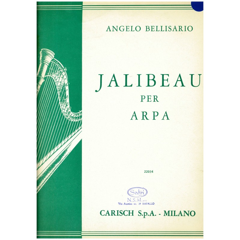 Angelo Bellisario, Jalibeau per arpa