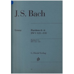 Johann Sebastian Bach, Partiten 4-6, BWV 828-830