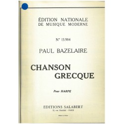 Paul Bazelaire, Chanson grecque