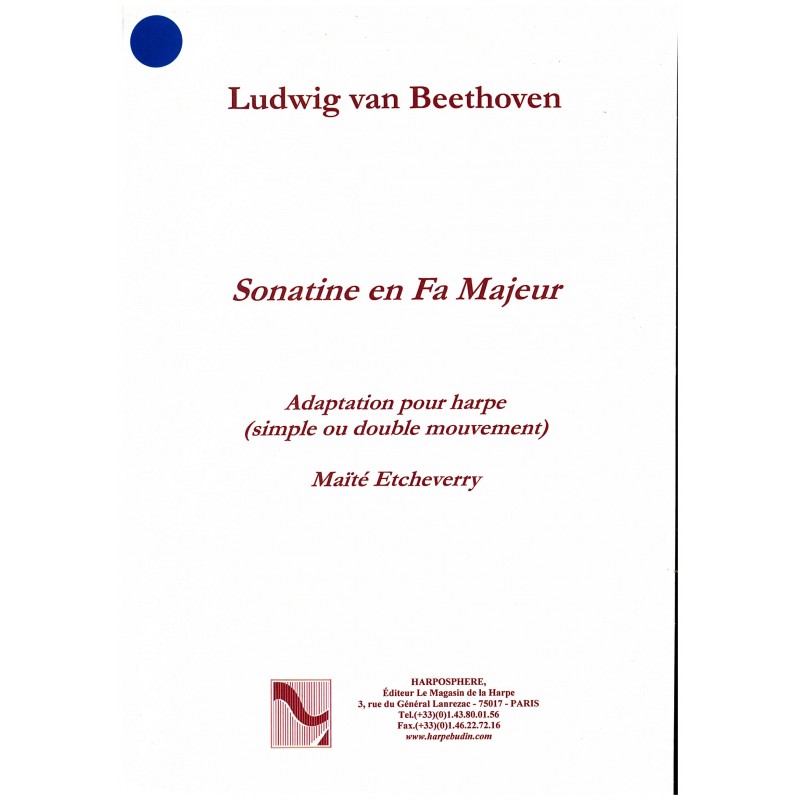 Ludwig van Beethoven, Sonatine en Fa Majeur