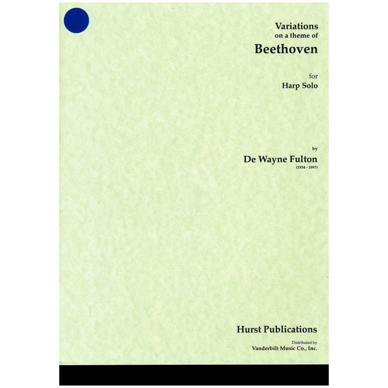 De Wayne Fulton, Variations on a theme of Beethoven for solo harp