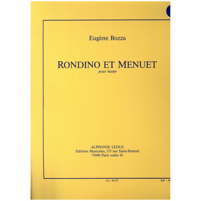 Eugène Bozza, Rondino et Menuet