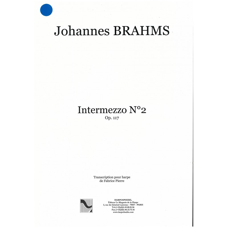 Johannes Brahms, Intermezzo No. 2, Op. 117