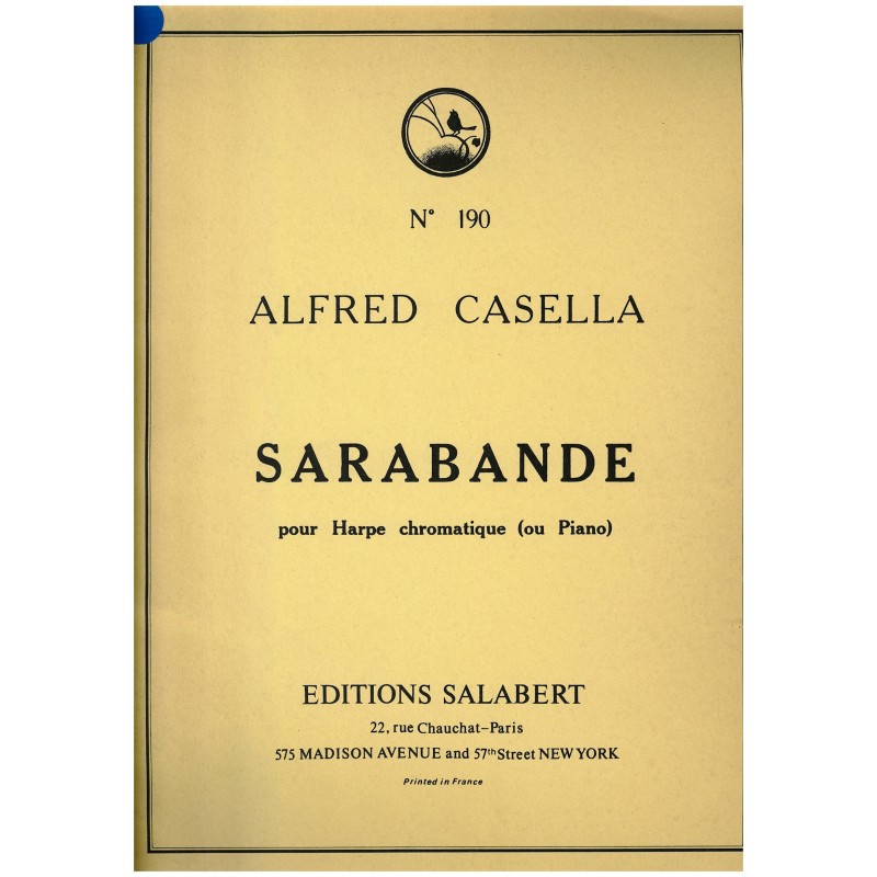 Alfred Casella, Sarabande, op. 10
