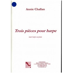 Annie Challan, Trois pièces pour harpe