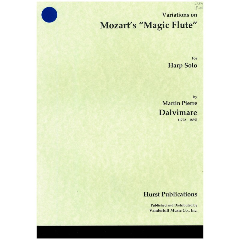 Martin Pierre Dalvimare, Variations on Mozart's "Magic Flute"