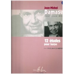 Jean-Michel Damase, 12 études pour harpe