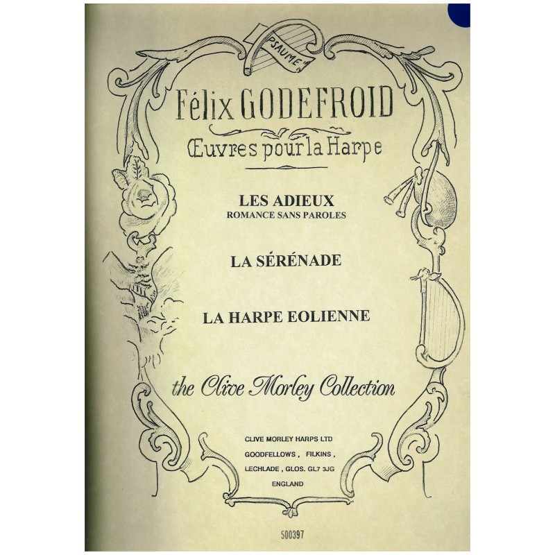 Félix Godefroid, Œuvres pour la harpe