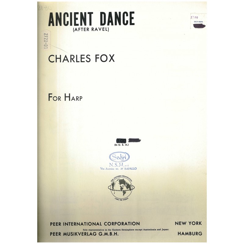 Charles Fox, Ancient Dance (after Ravel)