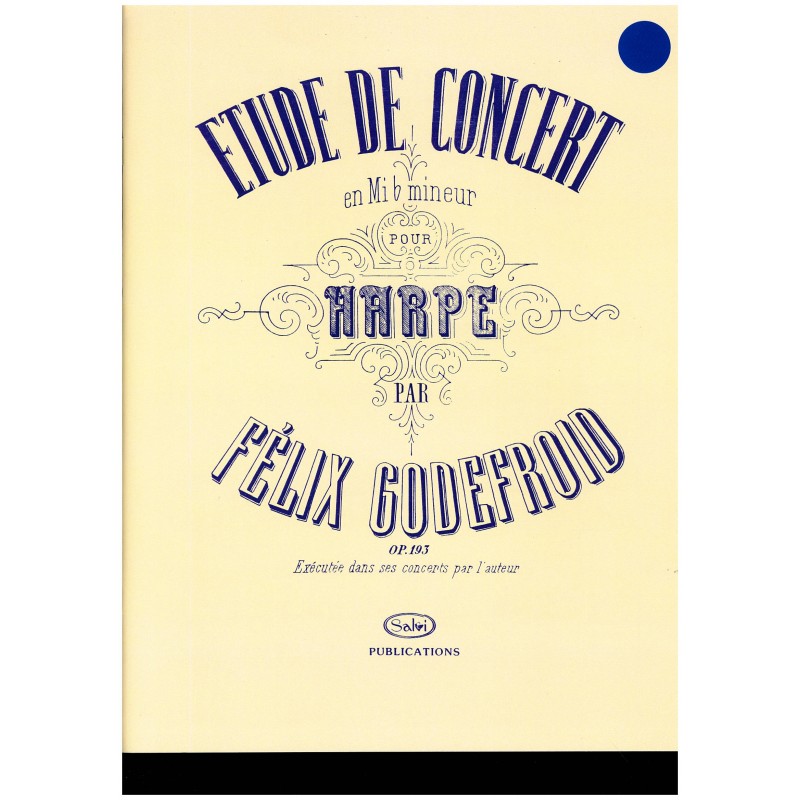 Félix Godefroid, Etude de concert en Mi b mineur