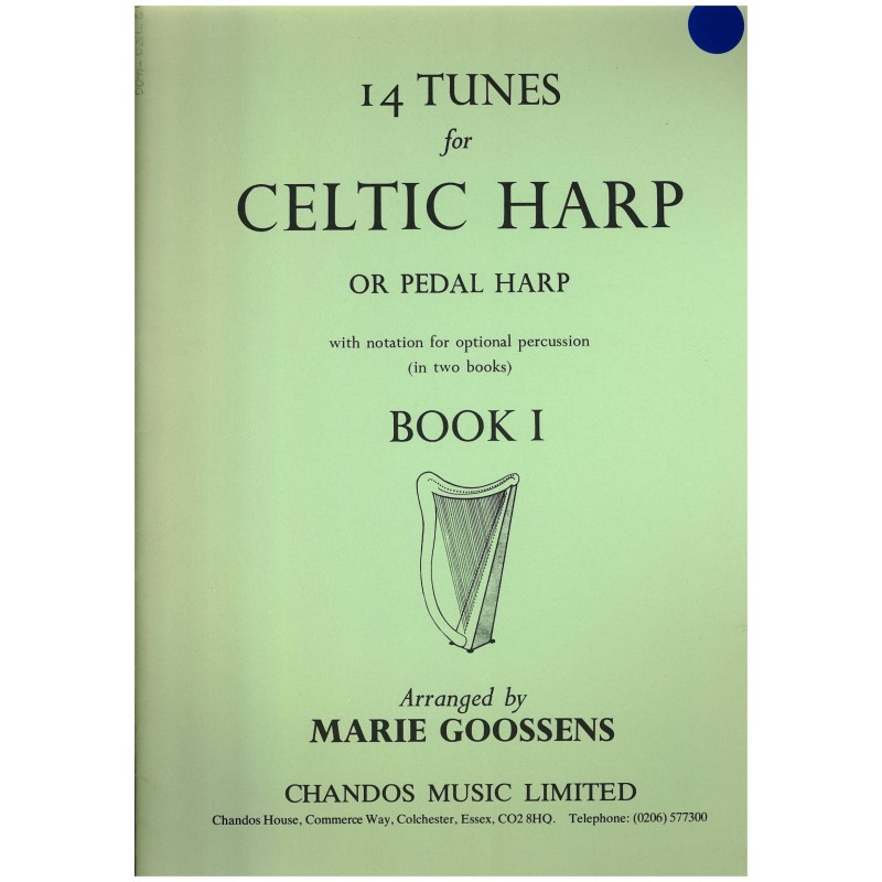 Marie Goossens, 14 tunes for celtic harp, book 1