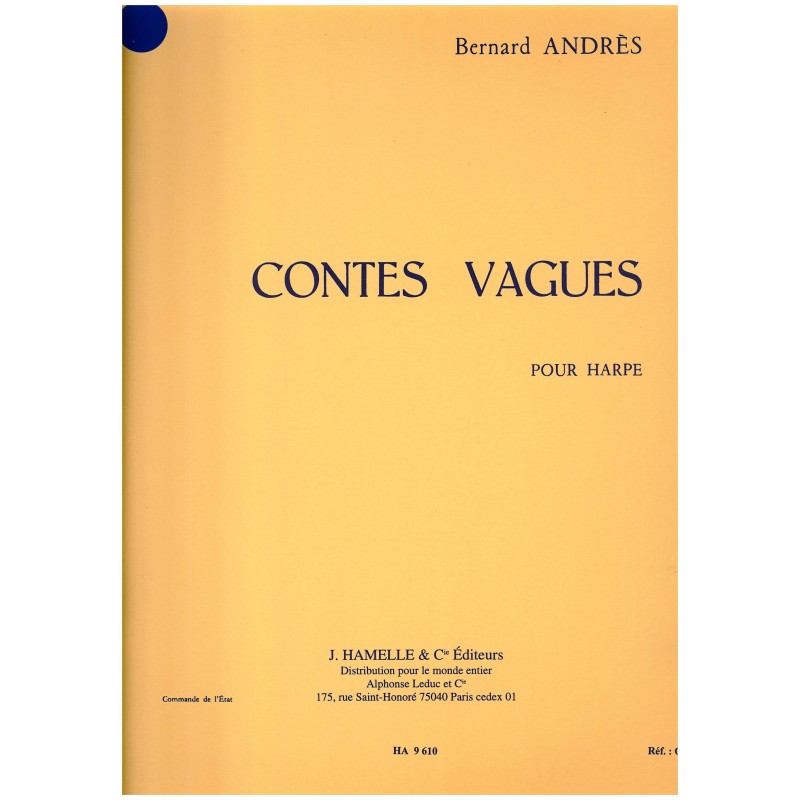 Bernard Andrès, Contes vagues