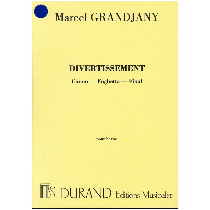Marcel Grandjany, Divertissement