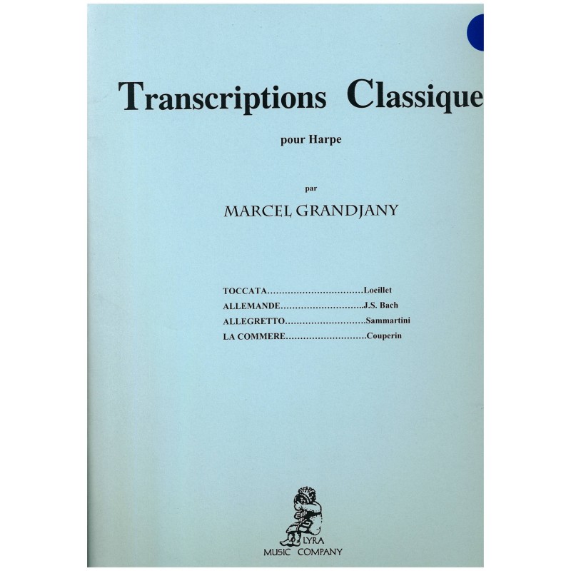 Marcel Grandjany, Transcriptions Classiques
