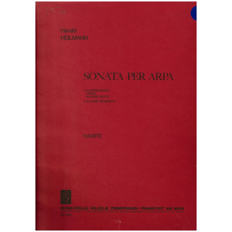 Harald Heilmann, Sonata per arpa