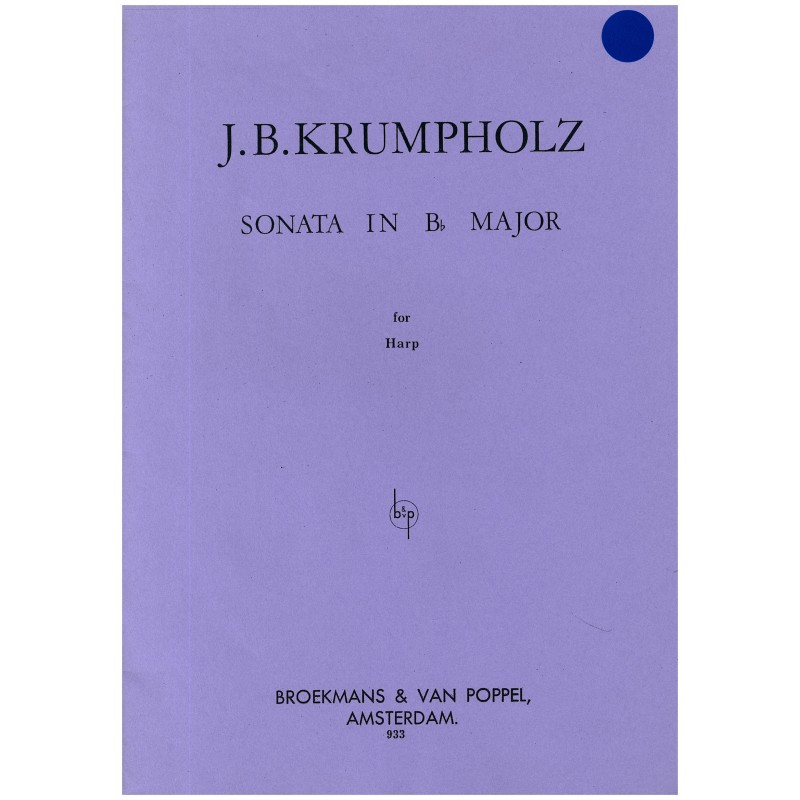 Jean-Baptiste Krumpholtz,  Sonata no. 4