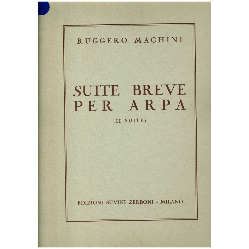 Ruggero Maghini, Suite per arpa