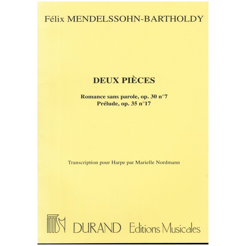 Félix Mendelssohn-Bartholdy, Deux Pièces