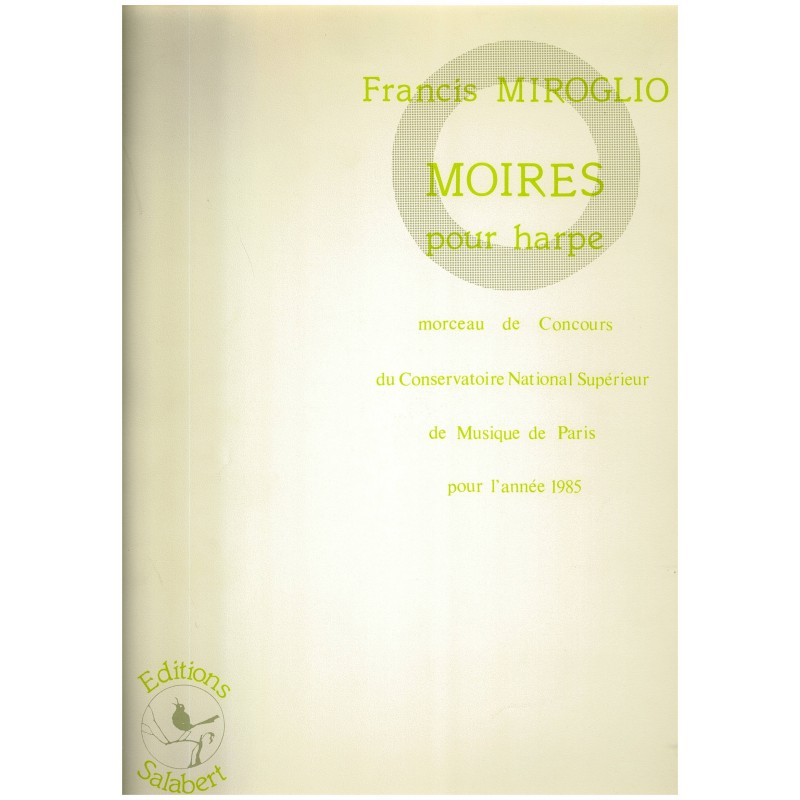 Francis Miroglio, Moires