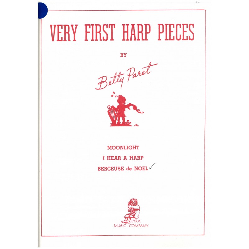 Betty Paret, Very first harp pieces
