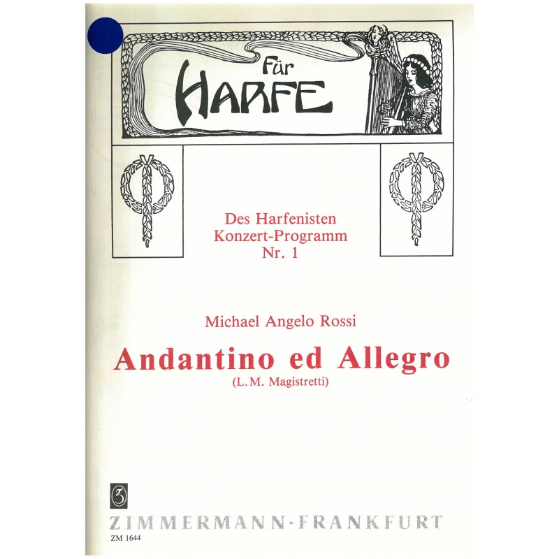 Michael Angelo Rossi, Andantino ed Allegro