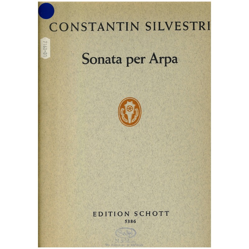 Constantin Silvestri, Sonata per arpa