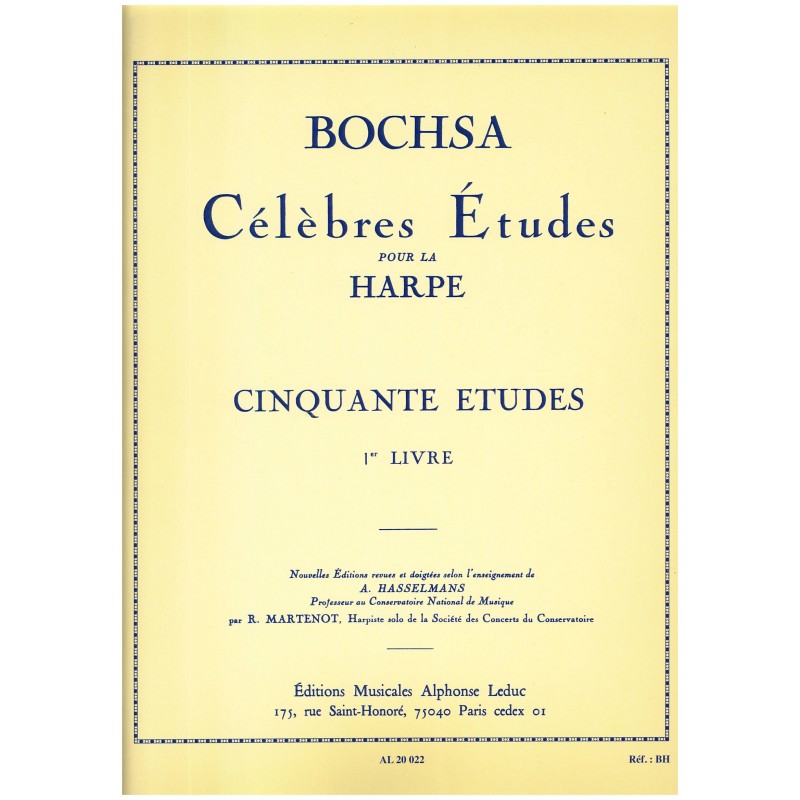 Nicola-Charles Bochsa, Cinquante études (1er livre)