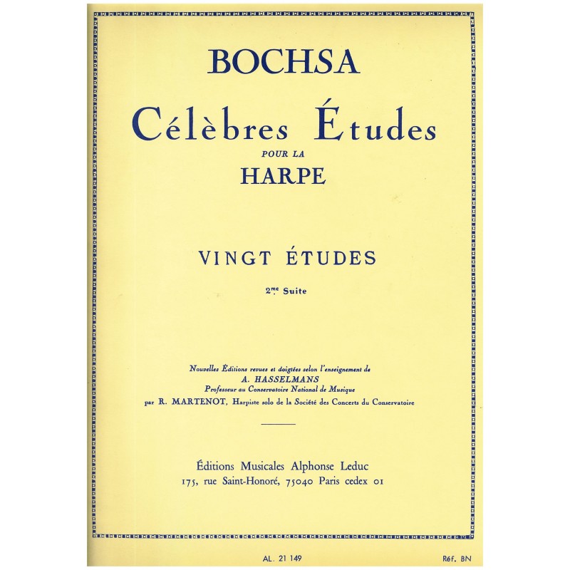 Nicola-Charles Bochsa, Vingt études (2e suite)