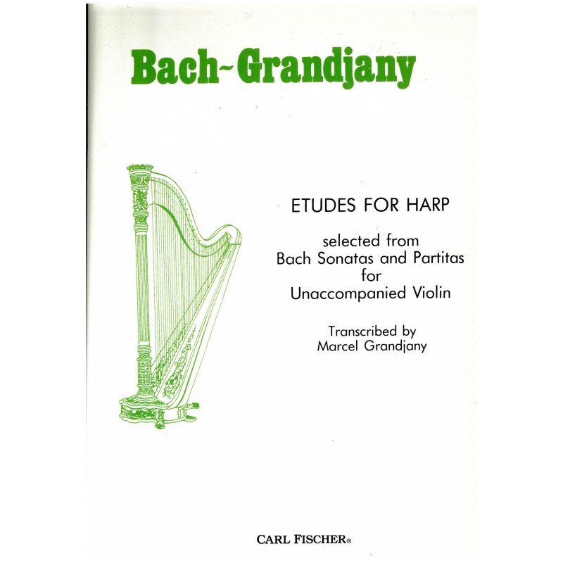 Bach - Grandjany, Etudes for harp