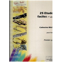 Catherine Michel, 25 études faciles, 1 cahier