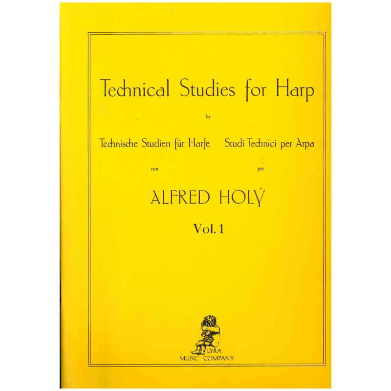 Alfred Holy, Technical Studies for Harp, vol 1