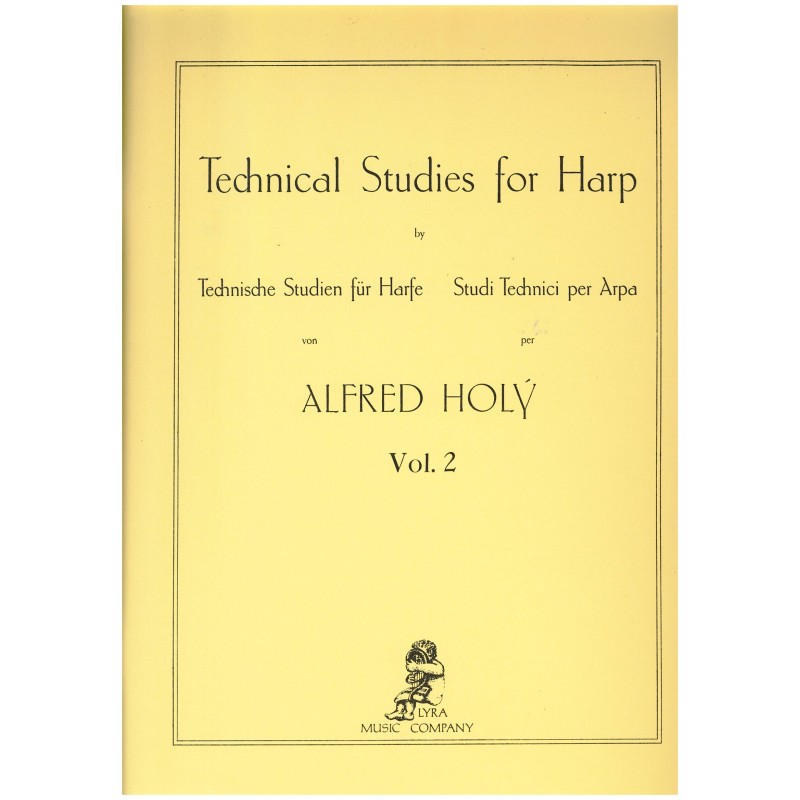 Alfred Holy, Technical Studies for Harp, vol 1