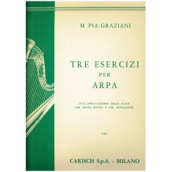 M. Pia Graziani, Tre esercizi per arpa