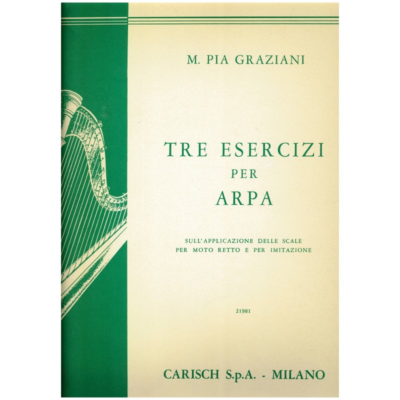 M. Pia Graziani, Tre esercizi per arpa