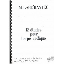 M. Larc'hantec, 12 études pour harpe celtique