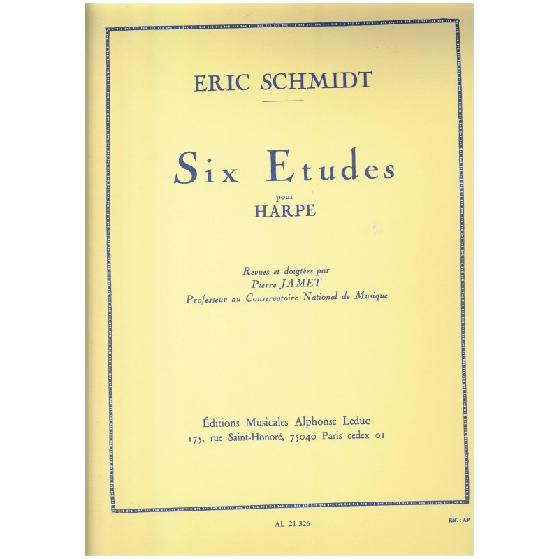 Eric Schmidt, Six etudes