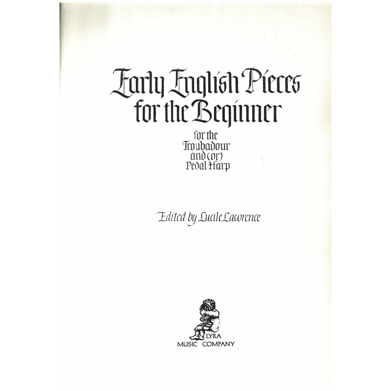 Lucile Lawrence, Farly English Pieces for the Beginner