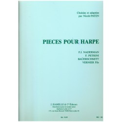 Nicole Payen, Pièces pour harpe