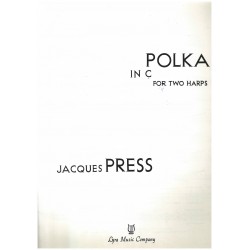 Jacques Press, Polka in C for two harps