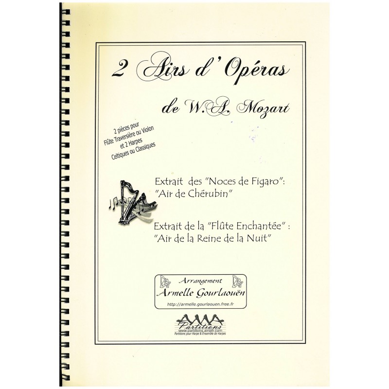 W. A. Mozart, 2 Airs d'Opéras
