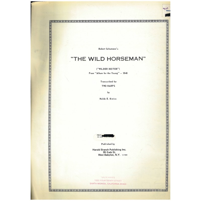 Robert Schumann's, The Wild Horseman