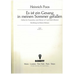 Heinrich Poos, Es ist ein Gesang in meinen Sommer gefallen