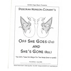 Deborah Henson-Conant's, Off She Goes (Jig) and She's Gone (Reel)