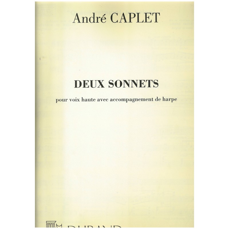 André Caplet, Deux sonnets
