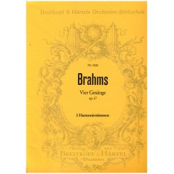 Johannes Brahms, Vier Gesänge, op. 17
