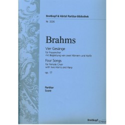 Johannes Brahms, Vier Gesänge
