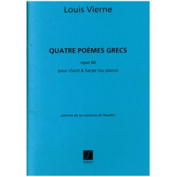 Louis Vierne, Quatre Poèmes Grecs, opus 80