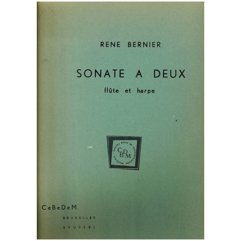 René Bernier, Sonate à deux